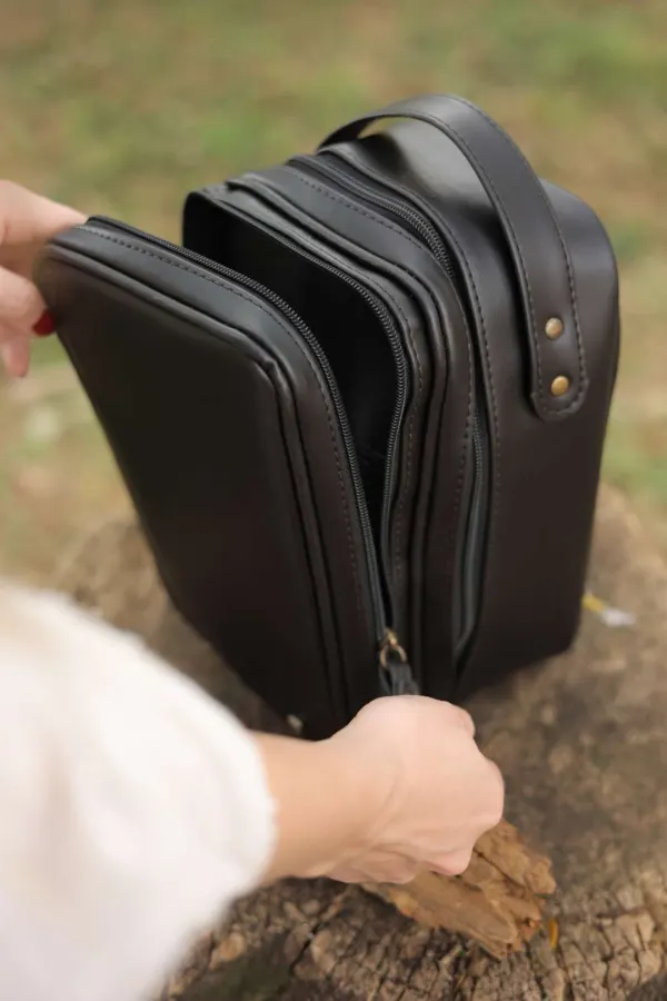 Neceser Everest Triple Negro  3