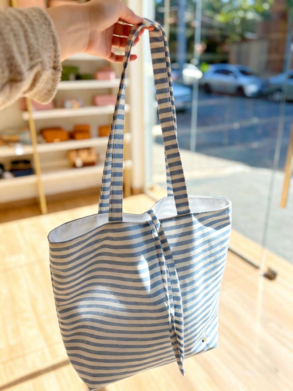 ToteBag Rayas Cielo