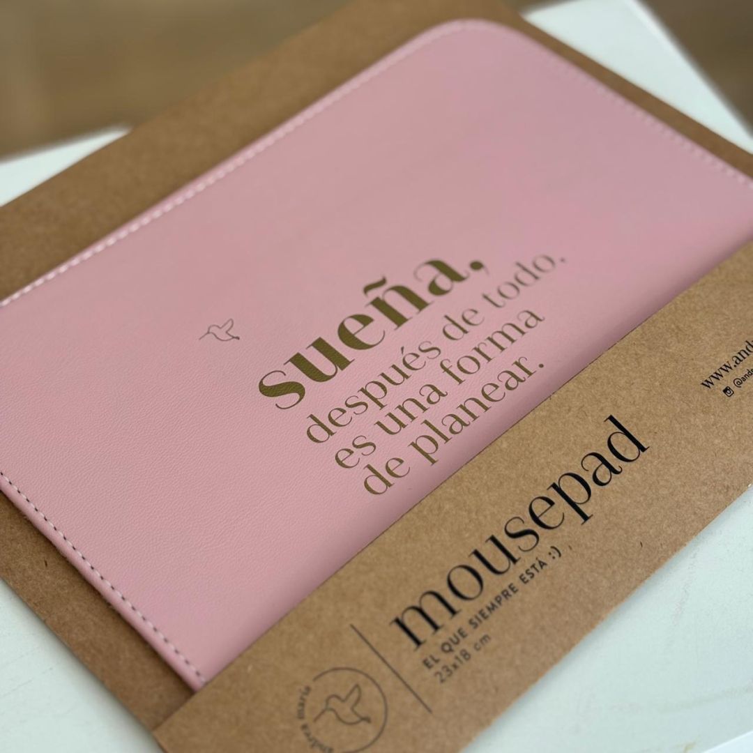 Mousepad Rosa Sueña