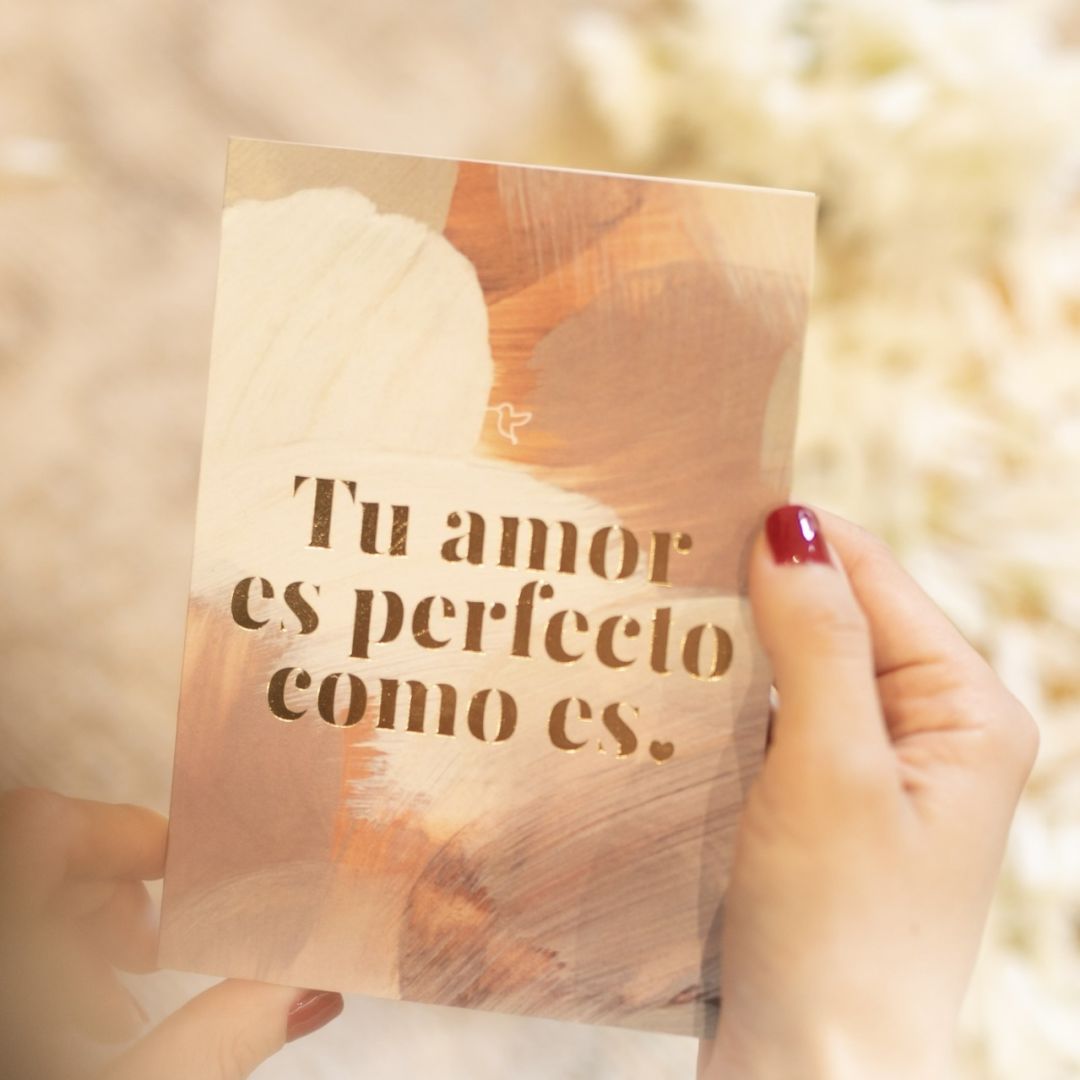 Tarjeta Tu amor es perfecto 