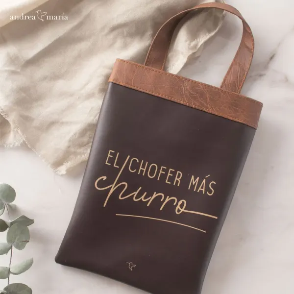Basurero El Chofer Marrón