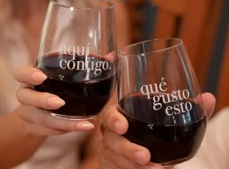 Vaso de Vino Amor x2