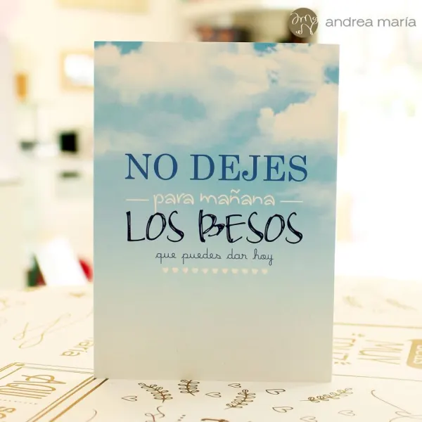 Tarjeta Besos