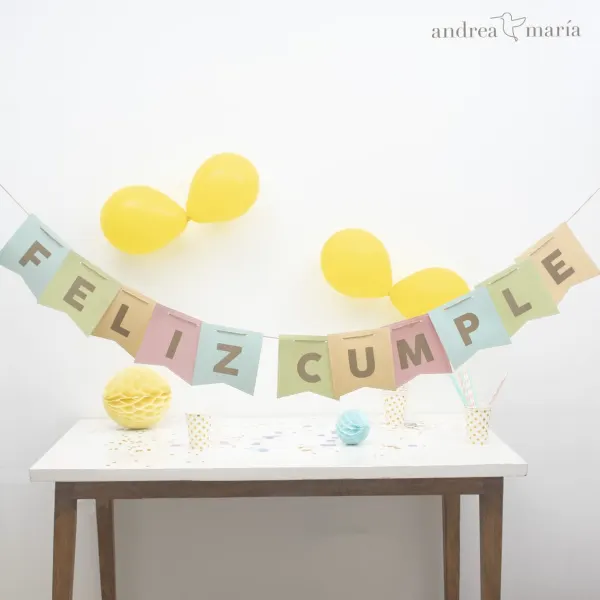 Banderín Feliz Cumple