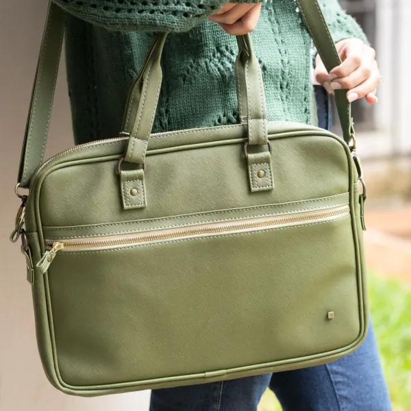 Porta Notebook Camelia Verde