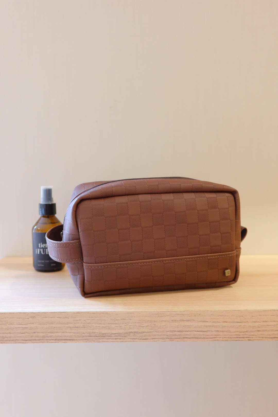 Neceser mini budapes Brown