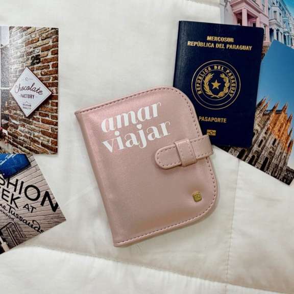 Porta Pasaporte Amar Rose