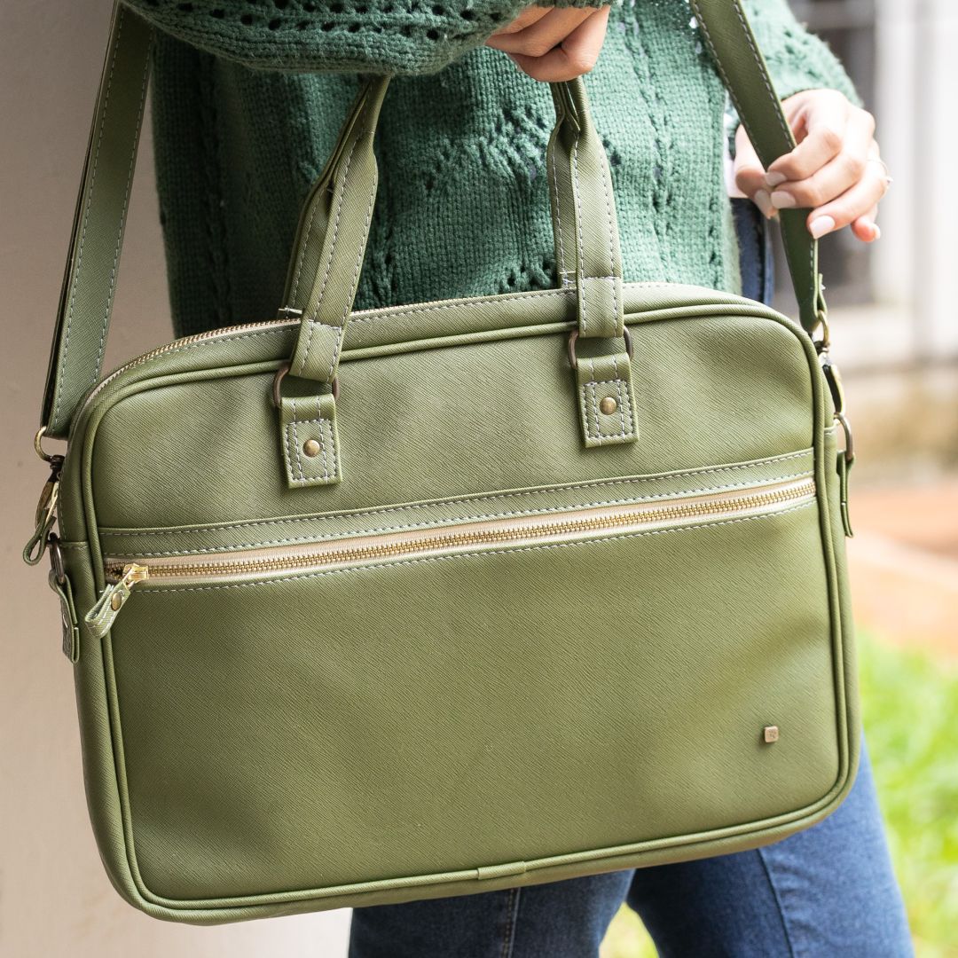 Porta Notebook Camelia Verde