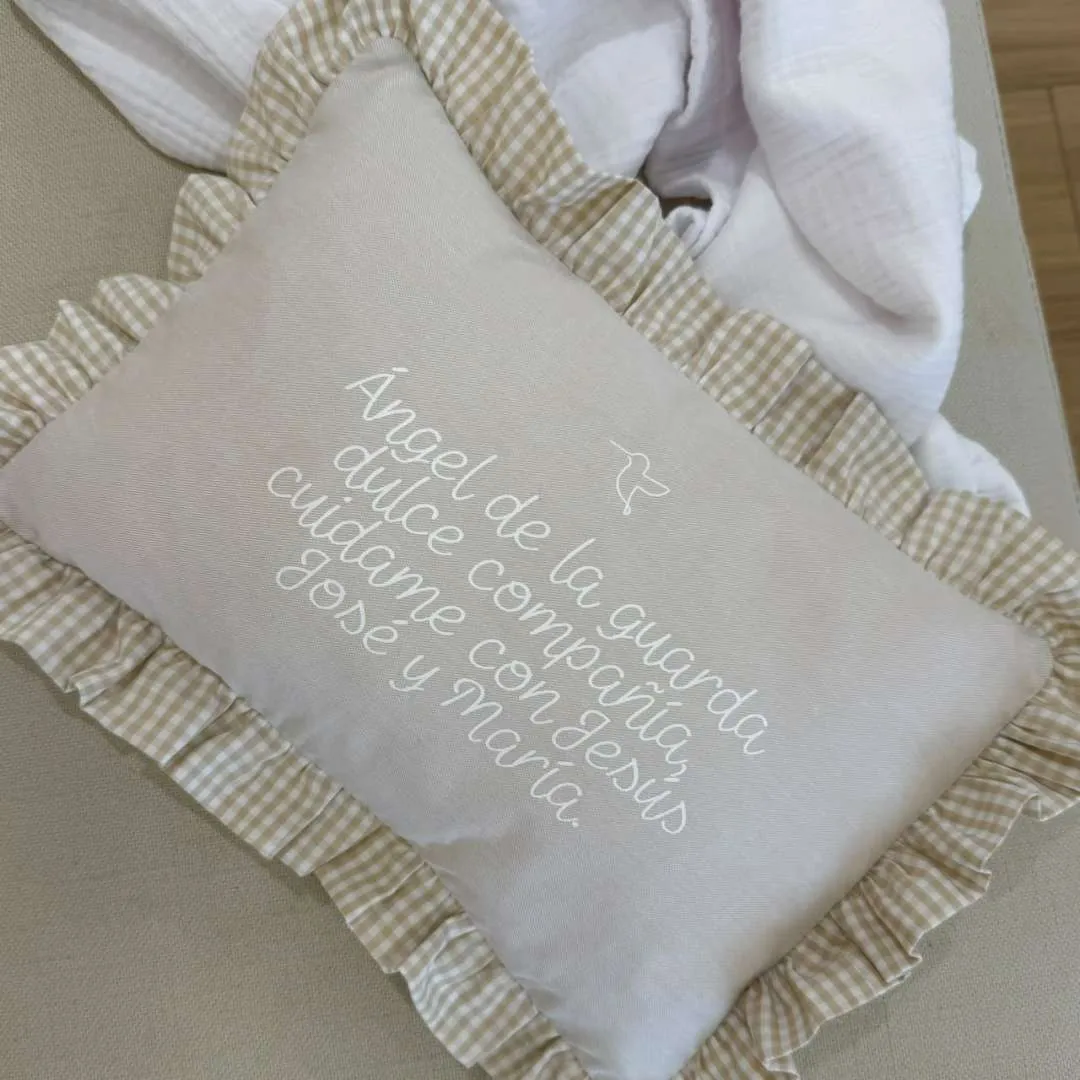 Almohada Bebe Ángel Beige
