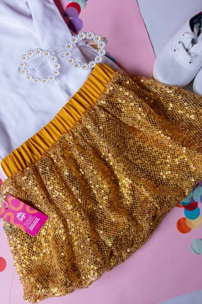 OG - Pollera Brillar Gold- 2 1