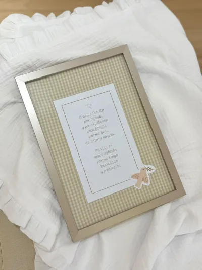 Cuadro Bebe Beige  1