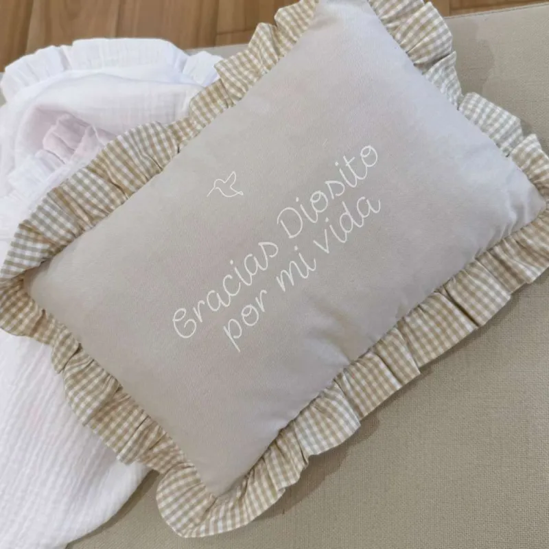 Almohada Bebe Gracias Beige 