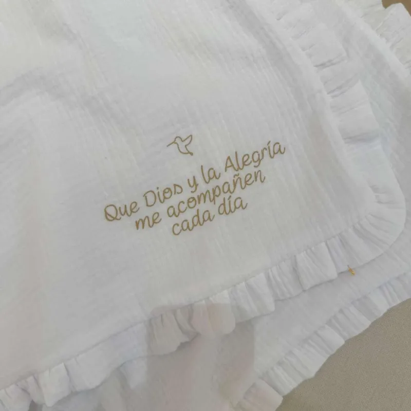 Mantita Compañía Blanco 